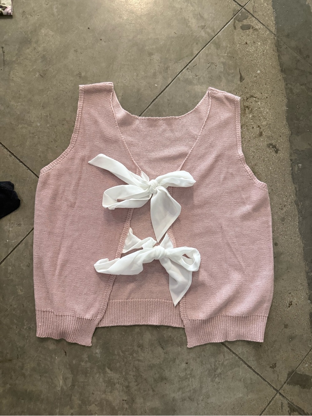 Commense Pink Knit Top